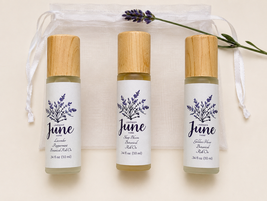 Lavender June Farm Botanical Roll-On Trio